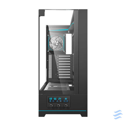 Darkflash DY450L PRO computer case (black) + 1 fan With fan