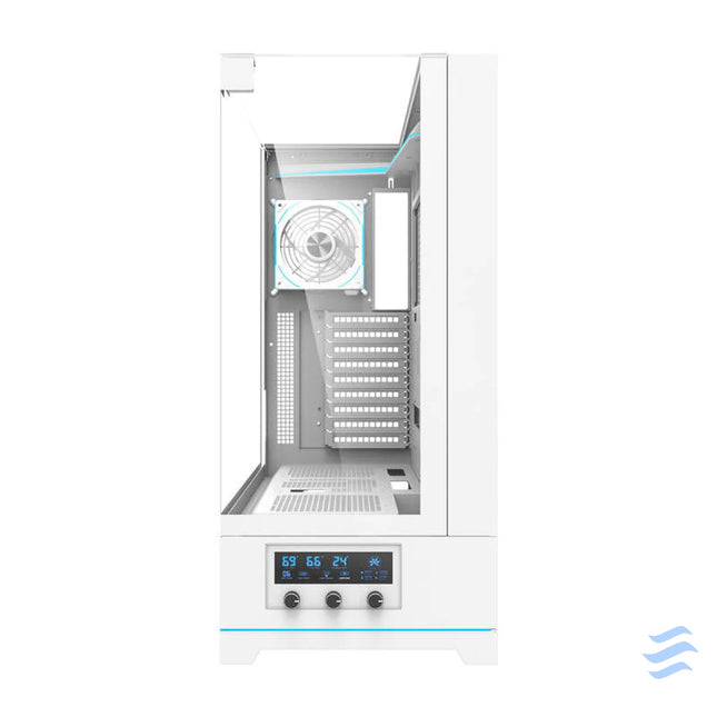 Darkflash DY450L PRO computer case (white) + 1 fan With fan