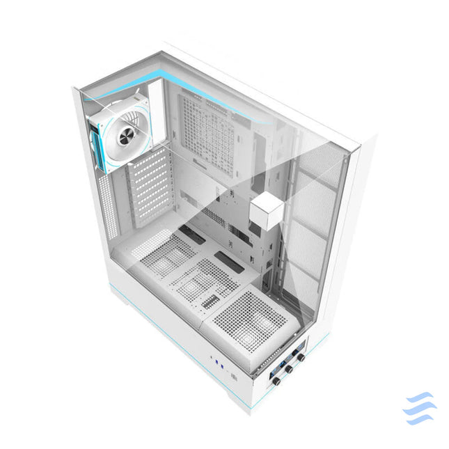 Darkflash DY450L PRO computer case (white) + 1 fan With fan