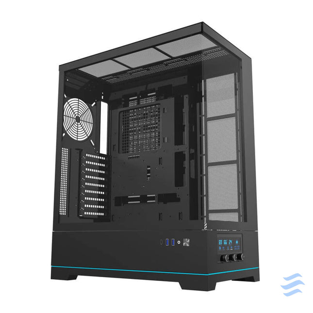 Darkflash DY451 computer case without fans (black) Without fan