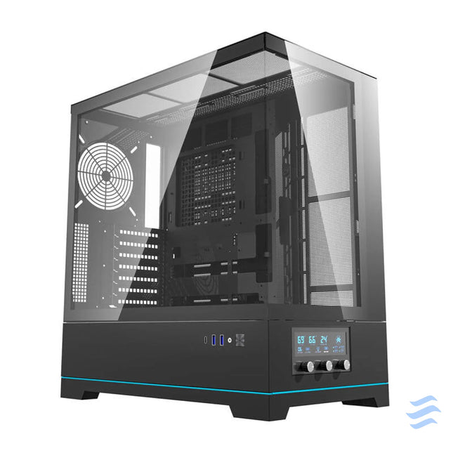 Darkflash DY451 computer case without fans (black) Without fan