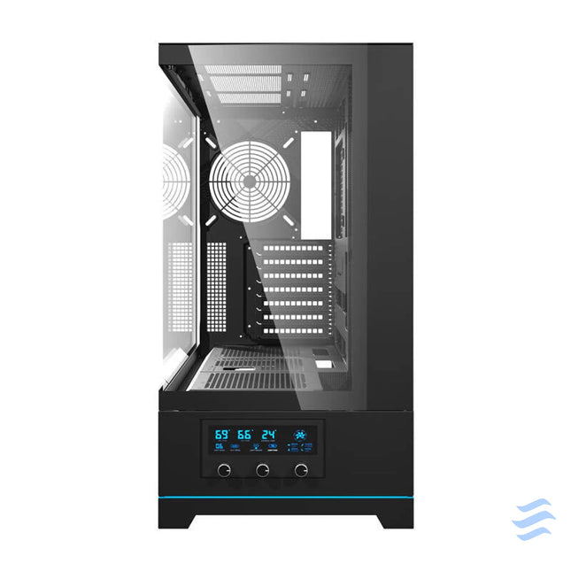 Darkflash DY451 computer case without fans (black) Without fan