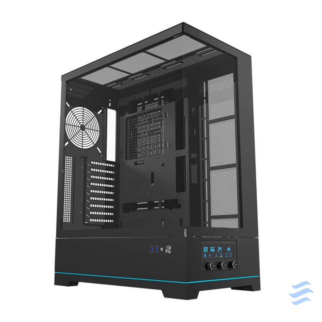 Darkflash DY451 computer case without fans (black) Without fan