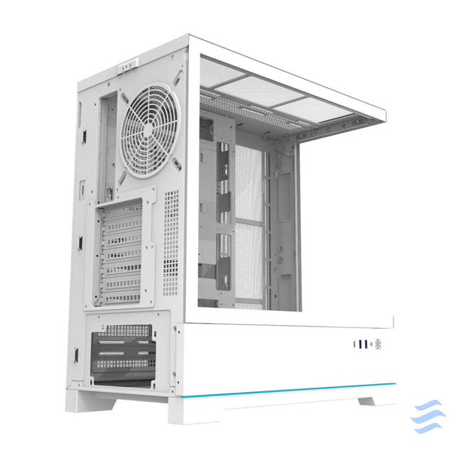 Darkflash DY451 computer case without fans (white) Without fan