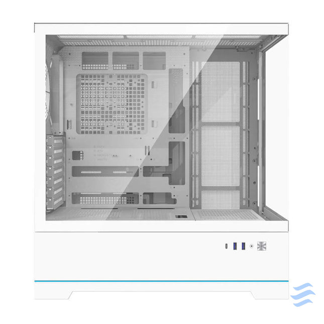 Darkflash DY451 computer case without fans (white) Without fan