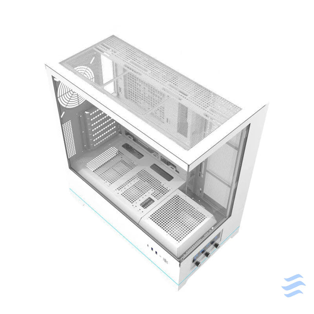 Darkflash DY451 computer case without fans (white) Without fan