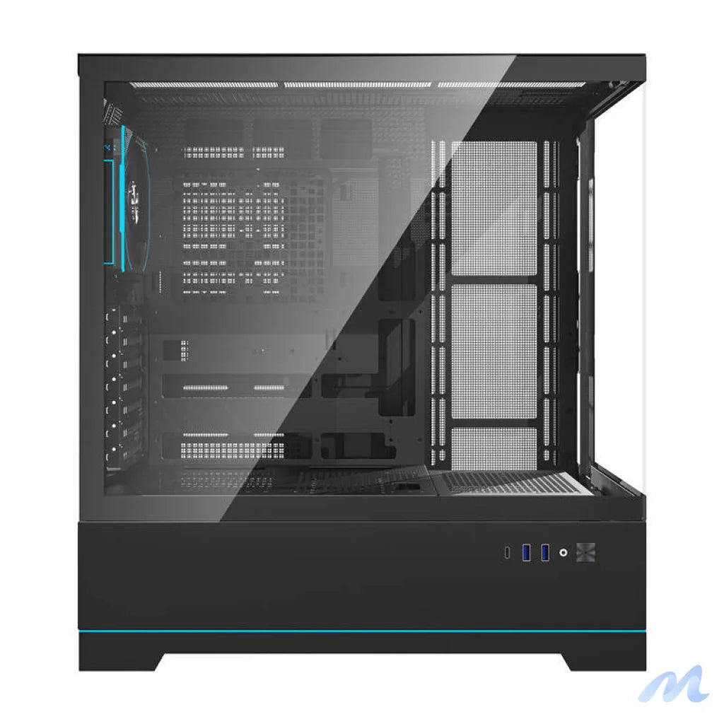 Darkflash DY451 PRO computer case (black) + 1 fan