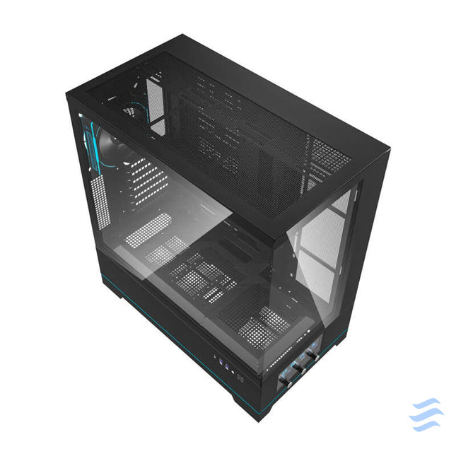 Darkflash DY451 PRO computer case (black) + 1 fan With fan