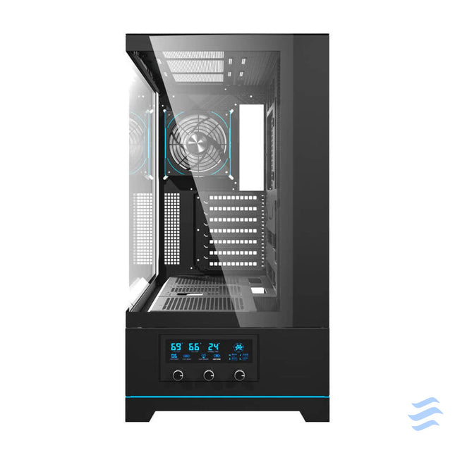 Darkflash DY451 PRO computer case (black) + 1 fan With fan