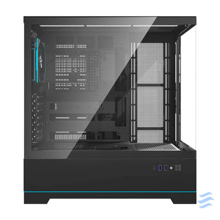 Darkflash DY451 PRO computer case (black) + 1 fan With fan
