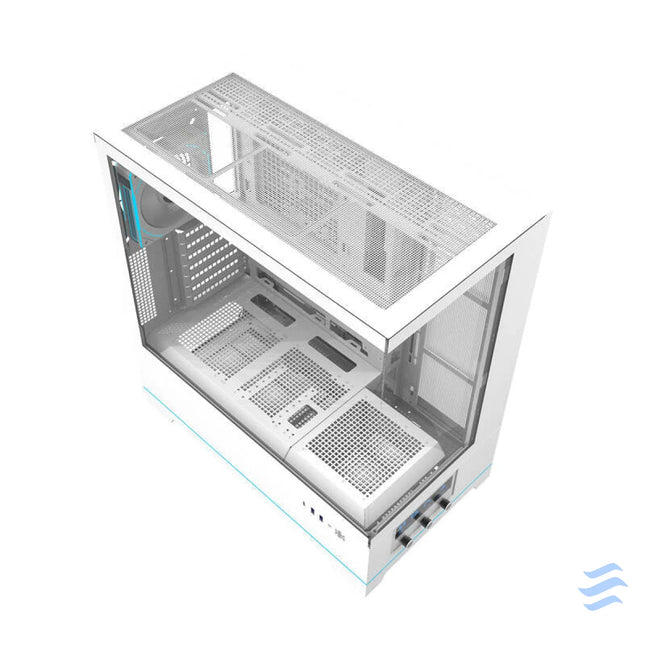 Darkflash DY451 PRO computer case (white) + 1 fan With fan