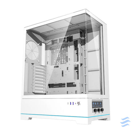 Darkflash DY451L computer case without fans (white) Without fan