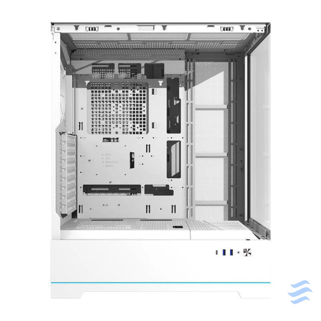 Darkflash DY451L computer case without fans (white) Without fan