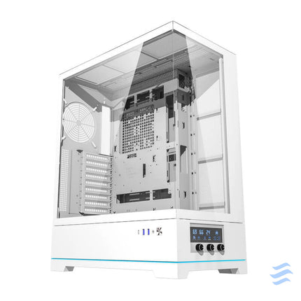 Darkflash DY451L computer case without fans (white) Without fan