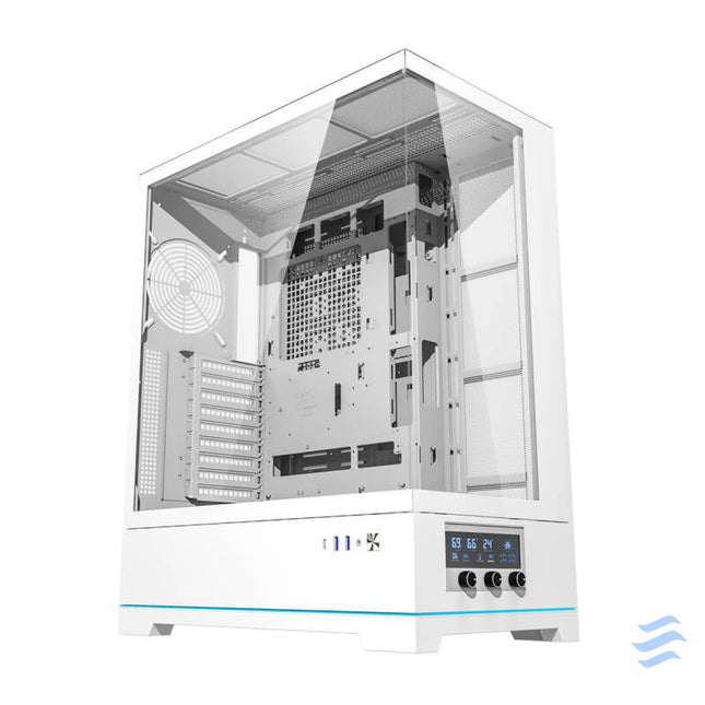 Darkflash DY451L computer case without fans (white) Without fan
