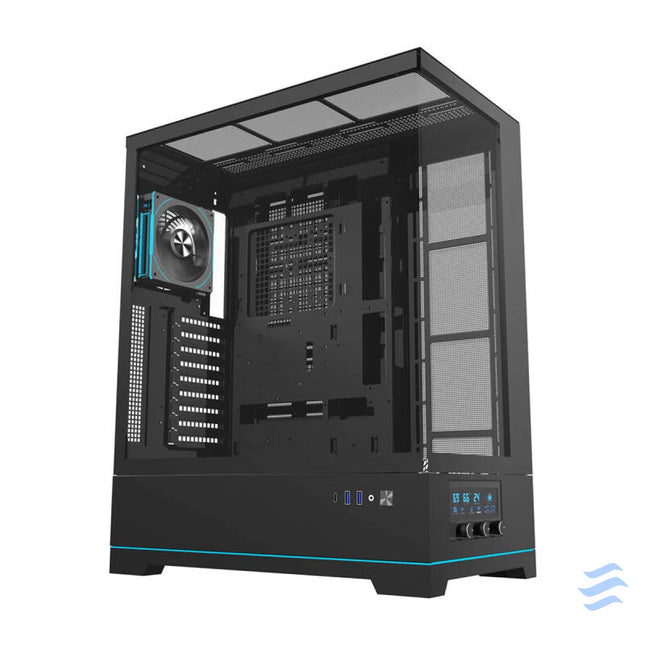 Darkflash DY451L PRO computer case (black) + 1 fan With fan