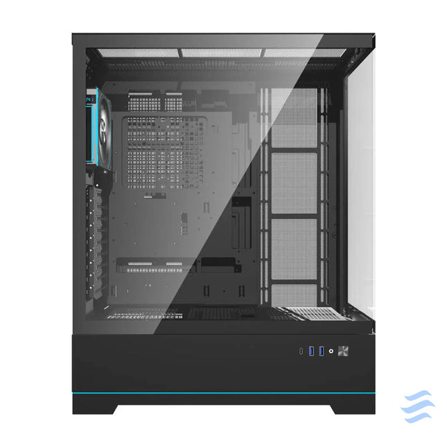 Darkflash DY451L PRO computer case (black) + 1 fan With fan
