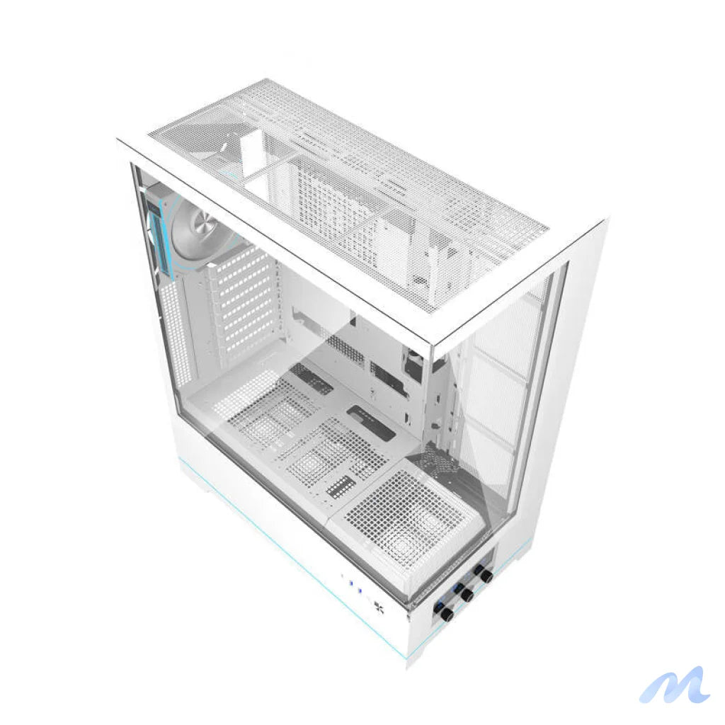 Darkflash DY451L PRO computer case (white) + 1 fan
