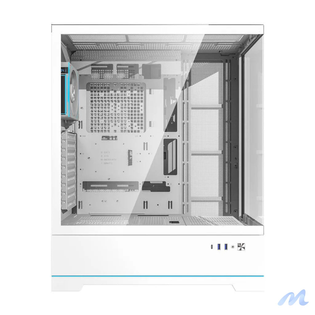 Darkflash DY451L PRO computer case (white) + 1 fan