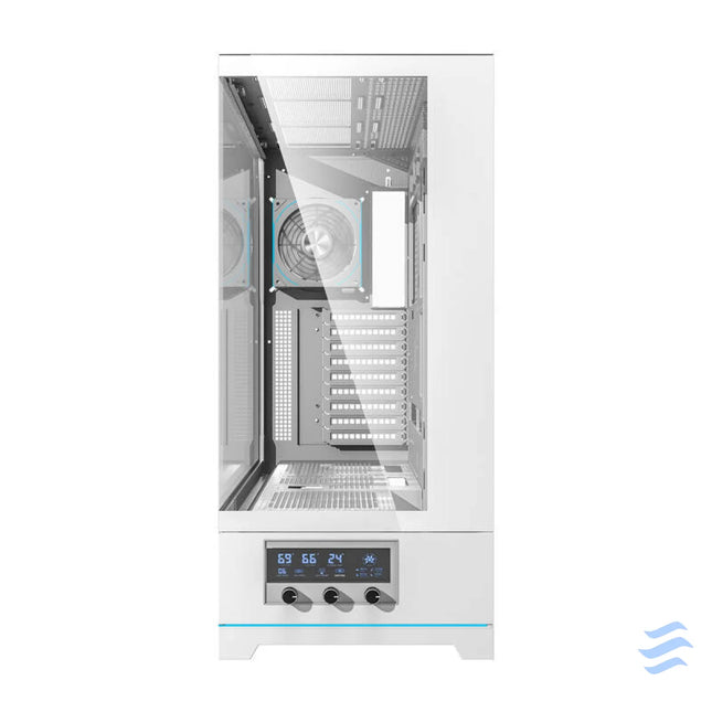 Darkflash DY451L PRO computer case (white) + 1 fan With fan