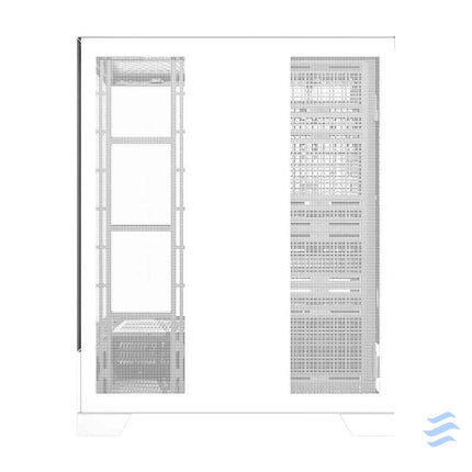 Darkflash DY451L PRO computer case (white) + 1 fan With fan