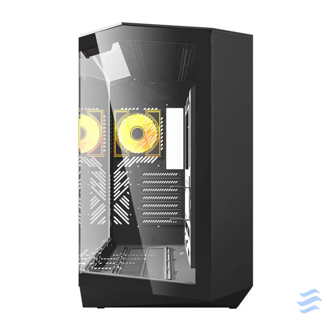 Darkflash DY470 computer case (black) + 4 fans With fan