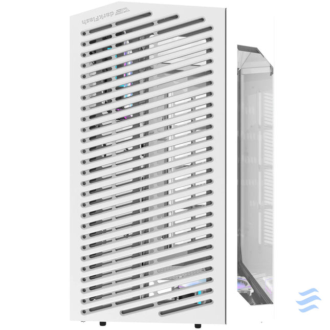 Darkflash DY470 computer case (white) + 4 fans + GPU bracket With fan