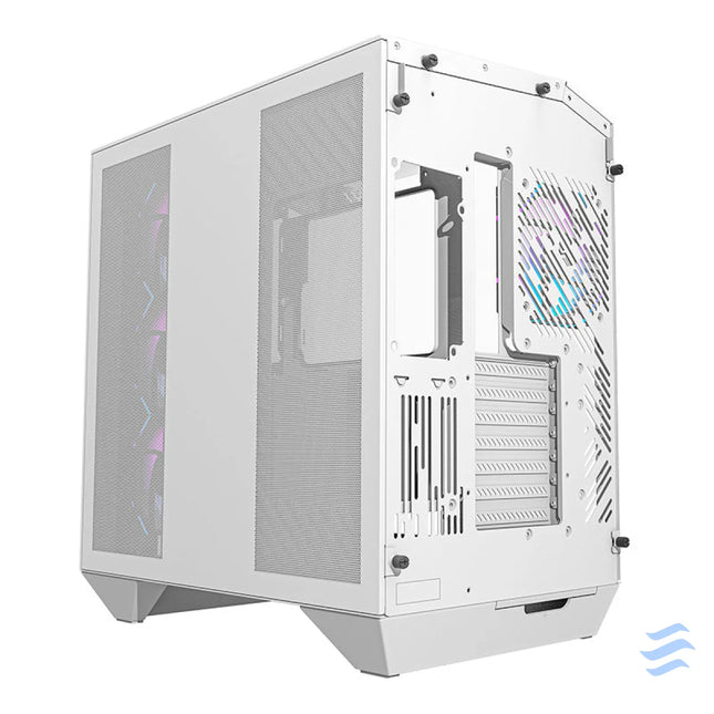 Darkflash DY470 computer case (white) + 4 fans + GPU bracket With fan