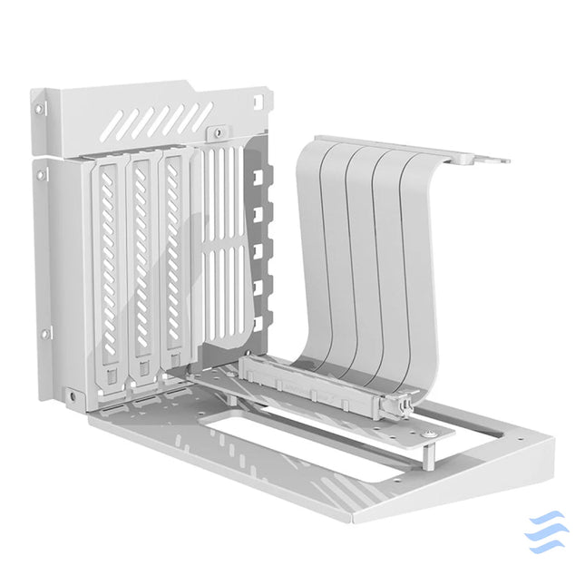 Darkflash DY470 computer case (white) + 4 fans + GPU bracket With fan