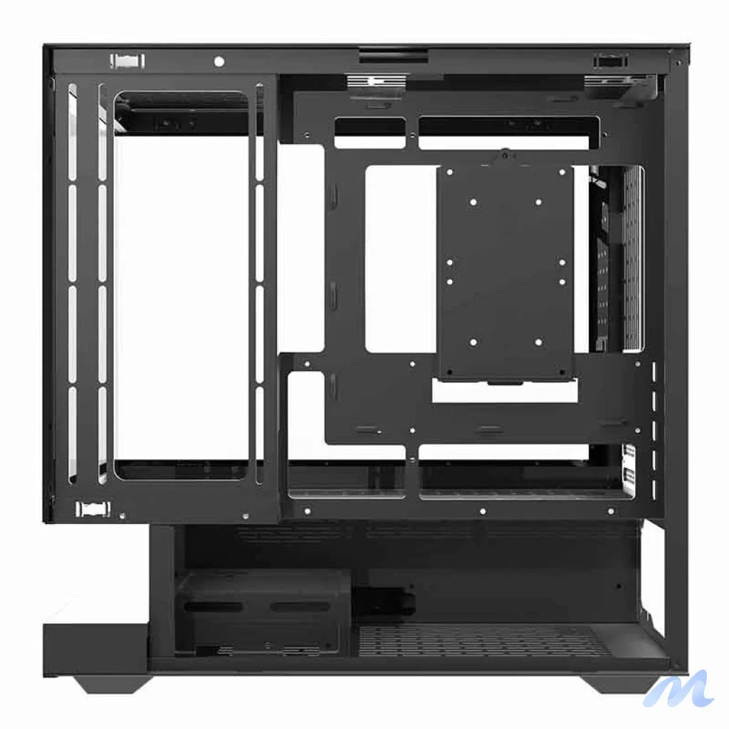 Darkflash F1 computer case (Black) + 6 ARGB fans