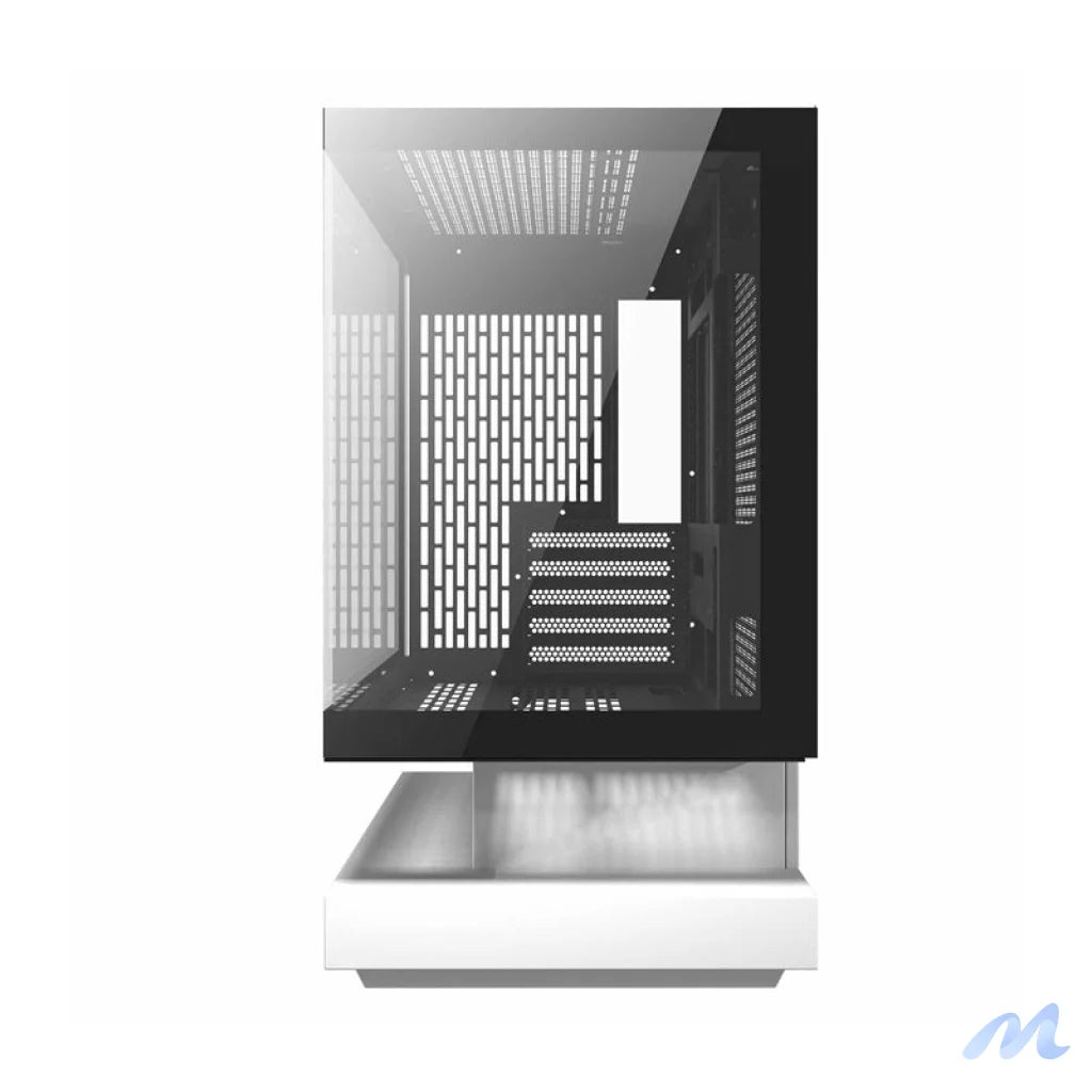 Darkflash F1 computer case (White) + 6 ARGB fans