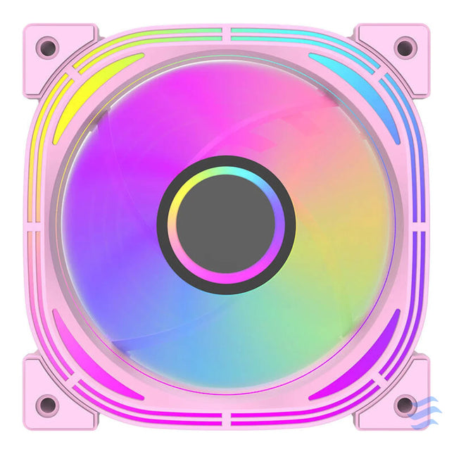 Darkflash INF24 5in1 ARGB Computer fan set (pink) Fans