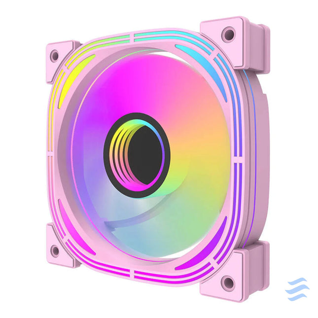 Darkflash INF24 5in1 ARGB Computer fan set (pink) Fans