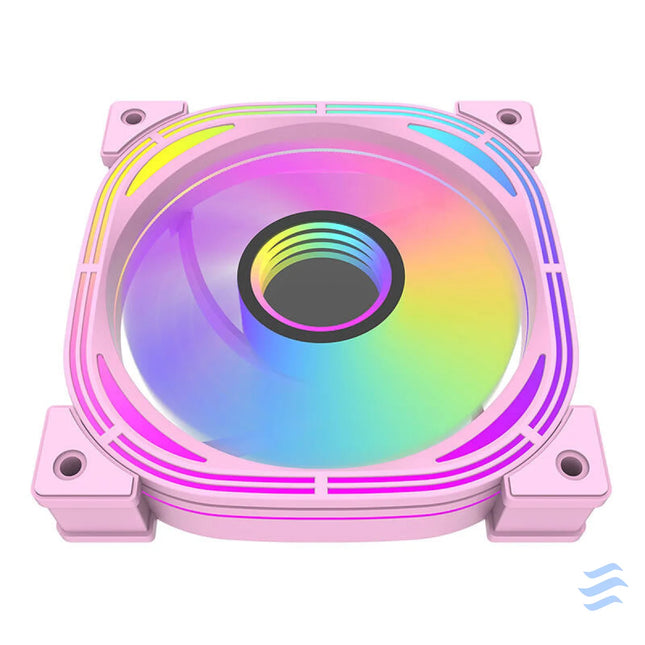 Darkflash INF24 5in1 ARGB Computer fan set (pink) Fans