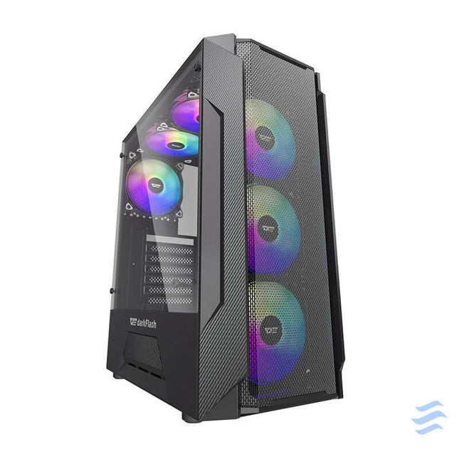 Darkflash LEO computer case (black) Without fan