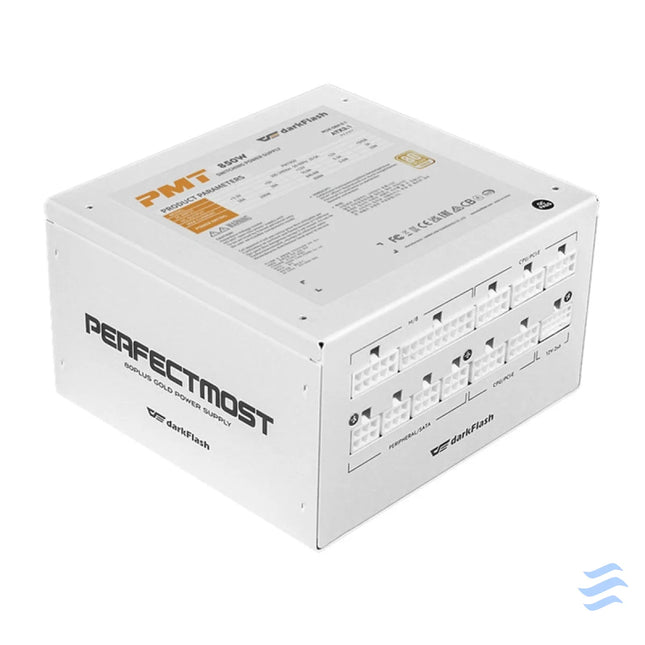 Darkflash PMT 80 Plus Gold 850W computer power supply (white) Computer power supplies