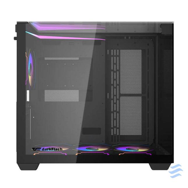 Darkflash TH285 computer case (black) + 4 fans With fan