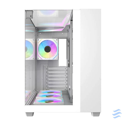 Darkflash TH285 computer case (white) + 4 fans With fan