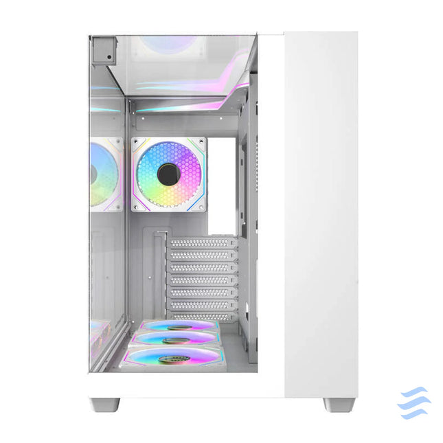 Darkflash TH285 computer case (white) + 4 fans With fan