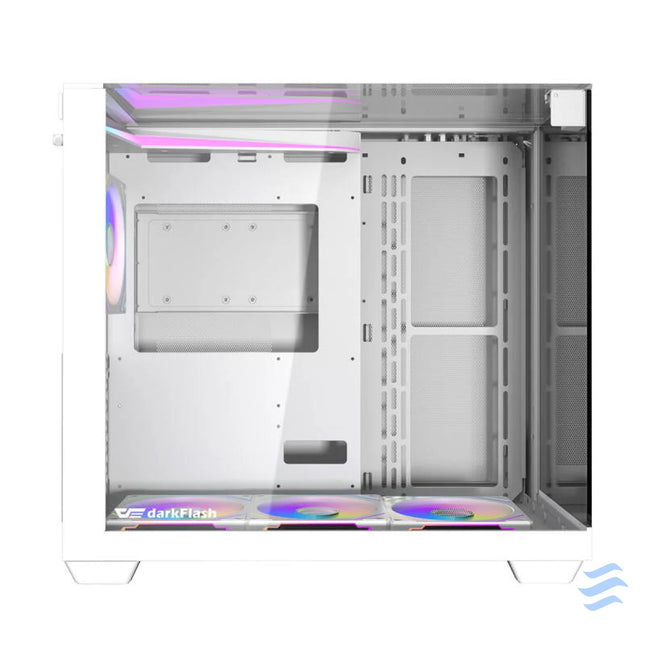 Darkflash TH285 computer case (white) + 4 fans With fan