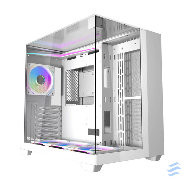 Darkflash TH285 computer case (white) + 4 fans With fan