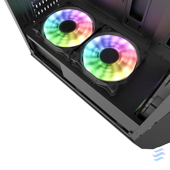 Darkflash Water Square 5 computer case (black) Without fan