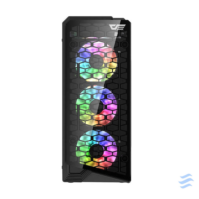Darkflash Water Square 5 computer case (black) Without fan