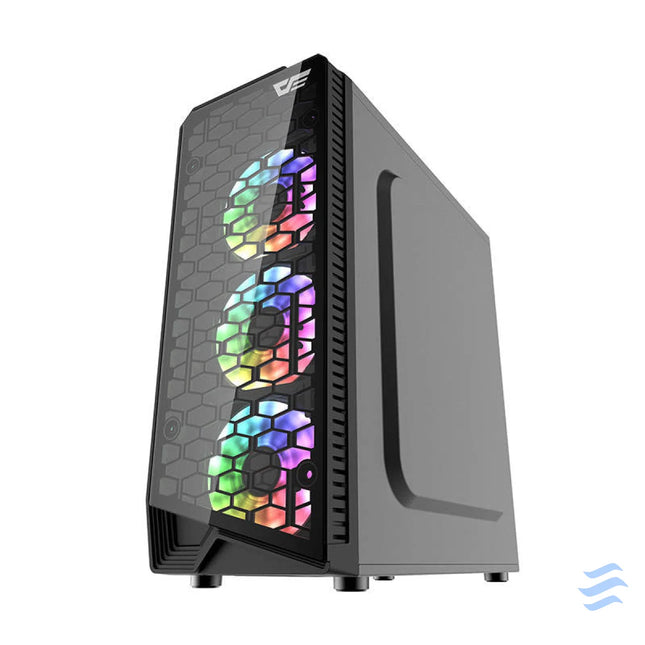Darkflash Water Square 5 computer case (black) Without fan