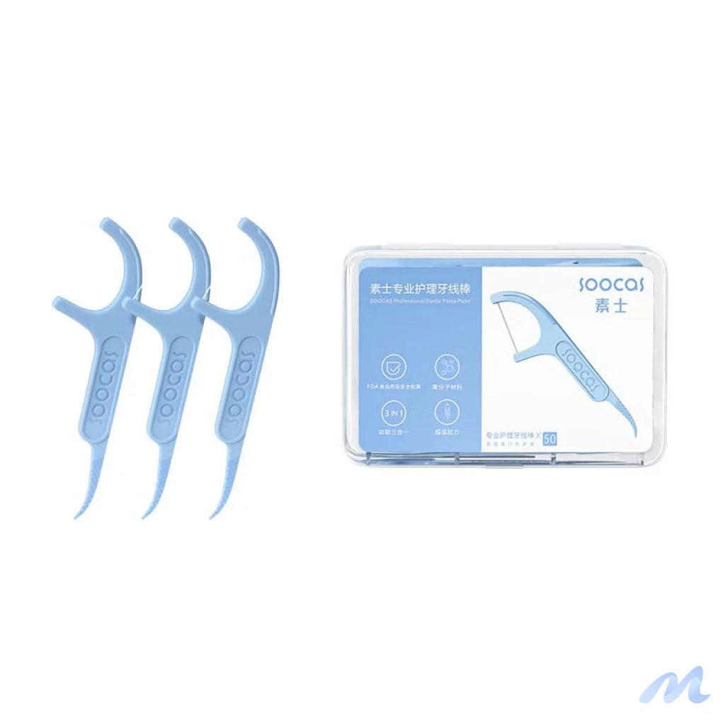 Dental floss stick Soocas D1 50 pcs