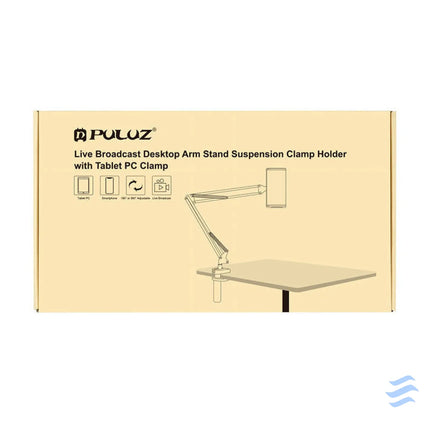 Desk stand Puluz with phone/tablet holder (black) Tripods