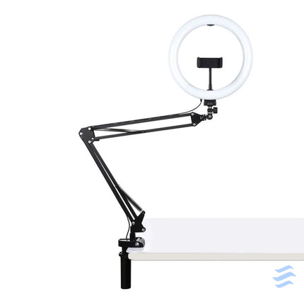 Desktop arm stand Puluz with 26cm LED Vlogging Ring PKT3090B Ring lights