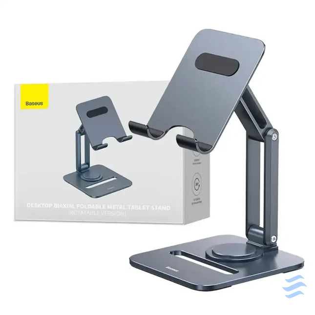 Desktop Biaxial Foldable Metal Stand Baseus (for Tablets) Space Grey Bases and stands