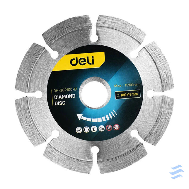 Diamond disc Deli Tools EDH SQP100 E1 Cutting tools