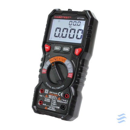 Digital Multimeter with Flashlight Habotest HT118A True RMS NCV Measuring tools